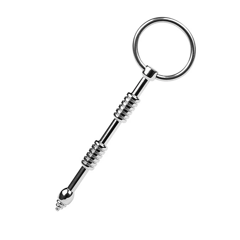 Stainless Steel Penis Plug Urethral Catheter Horse Eye Sounding Stimulate Urethral Stretching Dilator SM Sex Toys for Men Gay