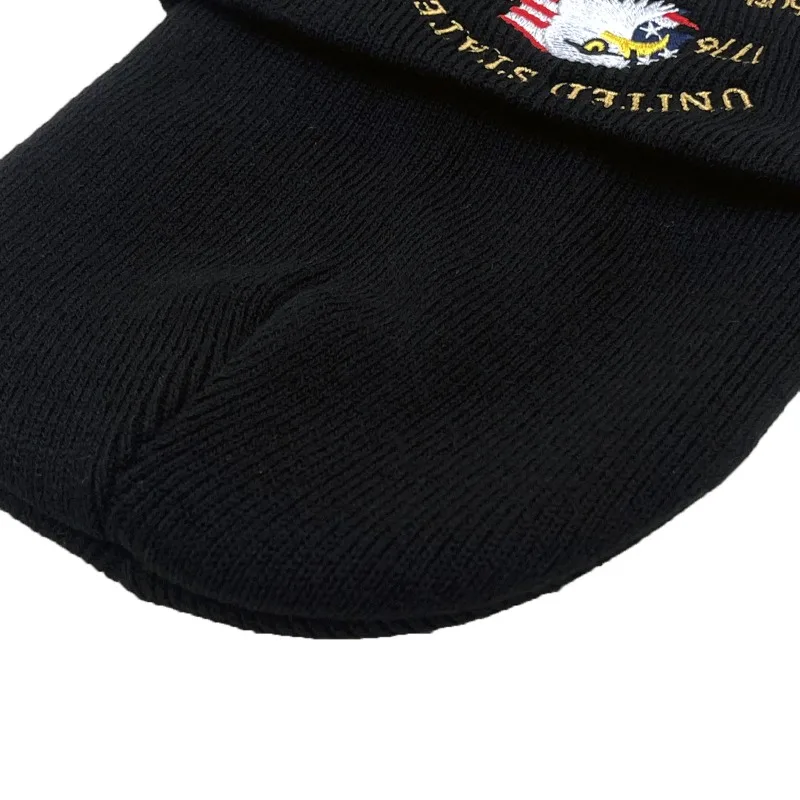 قبعة متماسكة للذكرى الـ 250 في الولايات المتحدة الأمريكية، قبعة صغيرة مطرزة دافئة ومريحة للنساء والرجال، بضائع الذكرى السنوية الأمريكية لمدة 250 عامًا