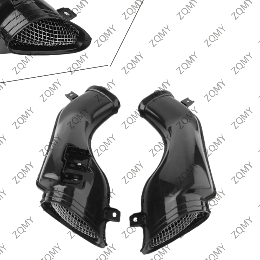 

For Suzuki K1 GSXR1000 Motorbike Ram Air Intake Tube Duct GSXR 1000 2001 2002 Black