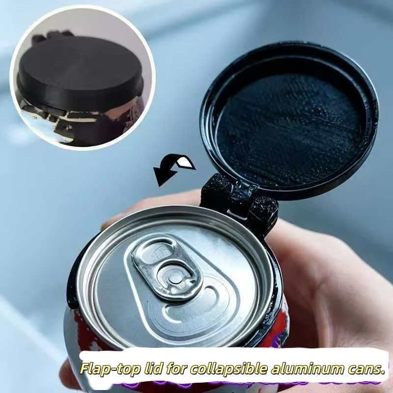1Pc Openable Clip‑on Beverage Can Protector  Non‑Sealed Can Rim Cover Keep Ants Flies Away for Home Outdoor Drink Use