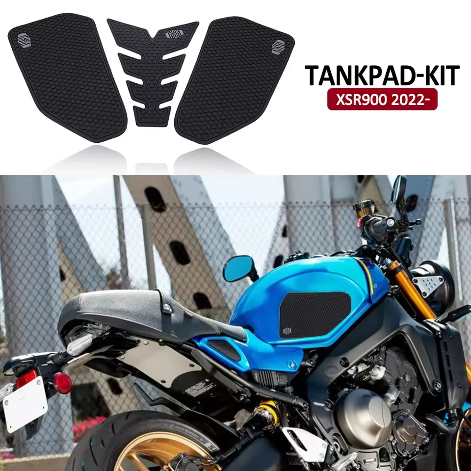 

New For YAMAHA XSR 900 XSR900 2022 2023 Motorcycle Fuel Tank Pads Sticker Side Gas Knee Grip Protector Traction Decals Non-slip
