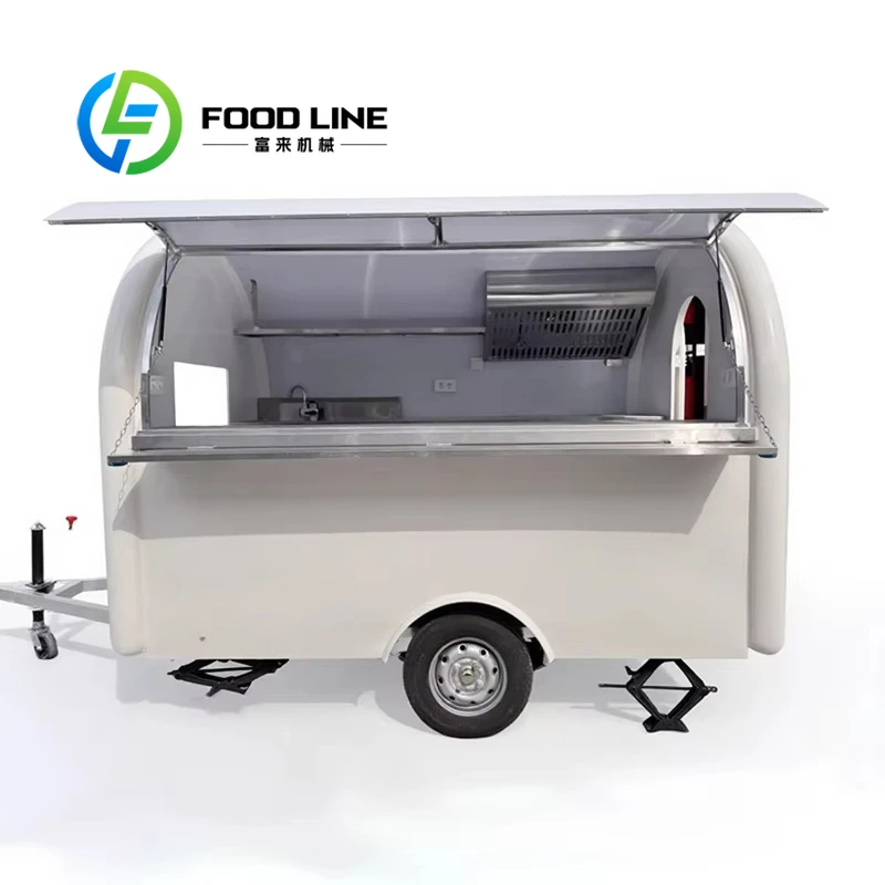 

Мобильный кухонный грузовик для еды, фургон для хот-догов и тележка для пиццы с кофе для ресторанов и традиторов