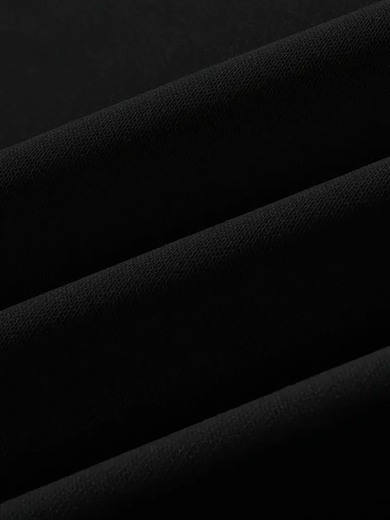 Men's autumn and winter fashionable casual loose Los Angeles letter print fleece pullover long sleeved round neck sweatshirt