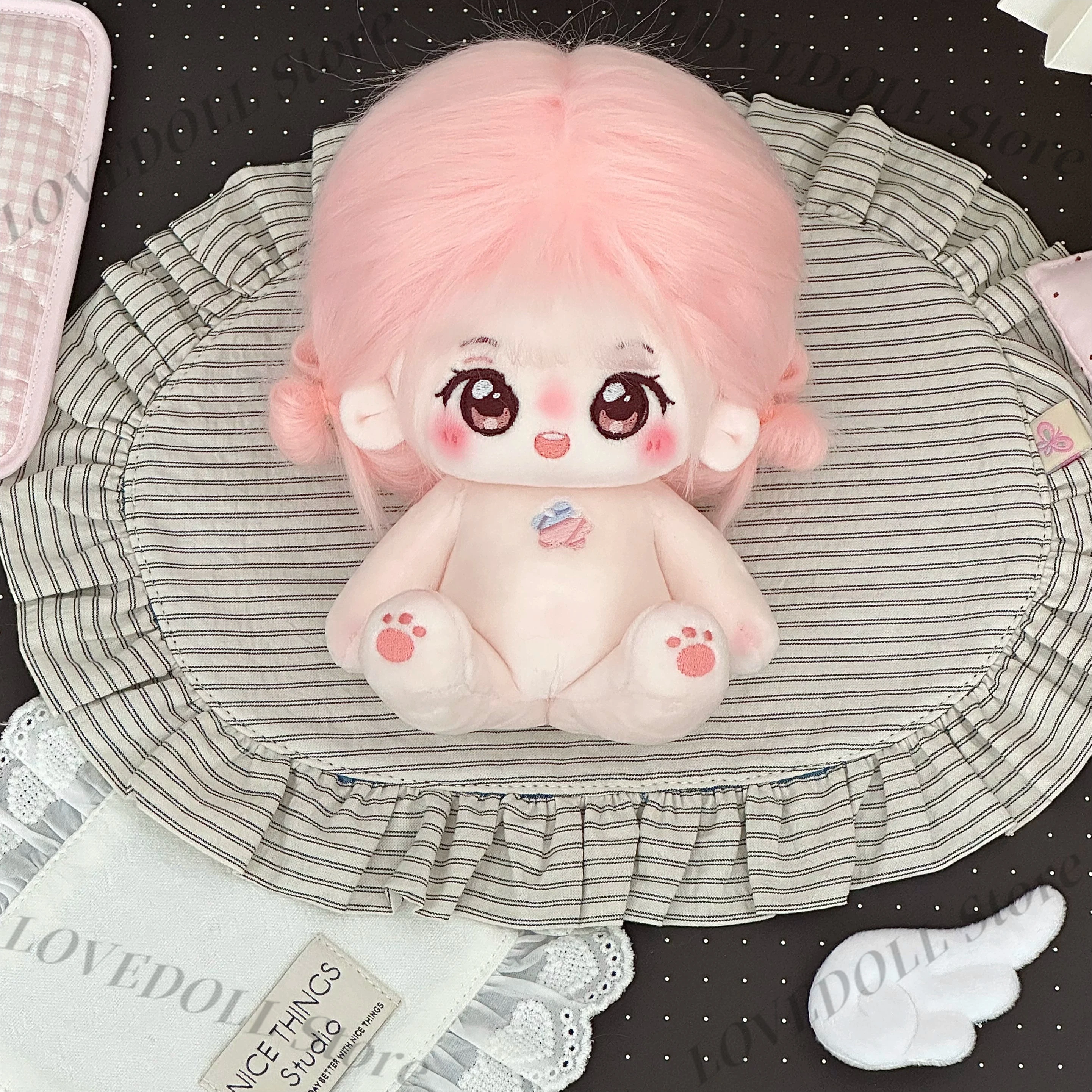 

Hand Made Plushie Doll infinity nikki Kawaii Girl Plush Body Dress Up Clothes Stuffed Toys Cosplay Anime Cartoon Figures 20cm