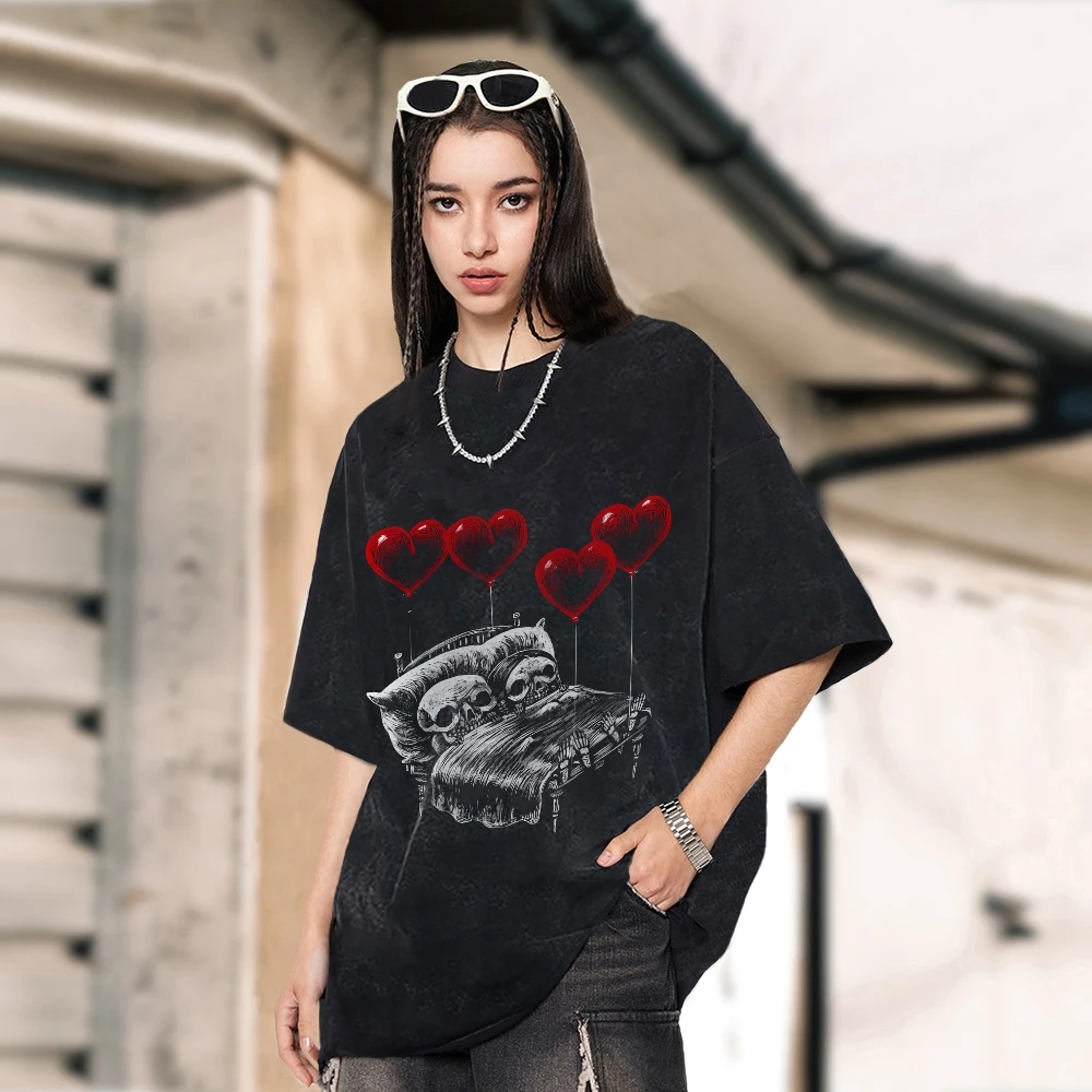 

T Shirts For Woman Unisex Fit High Quality Easter Element Women's Clothing Graphic Shirts Trend American Vintage High Street