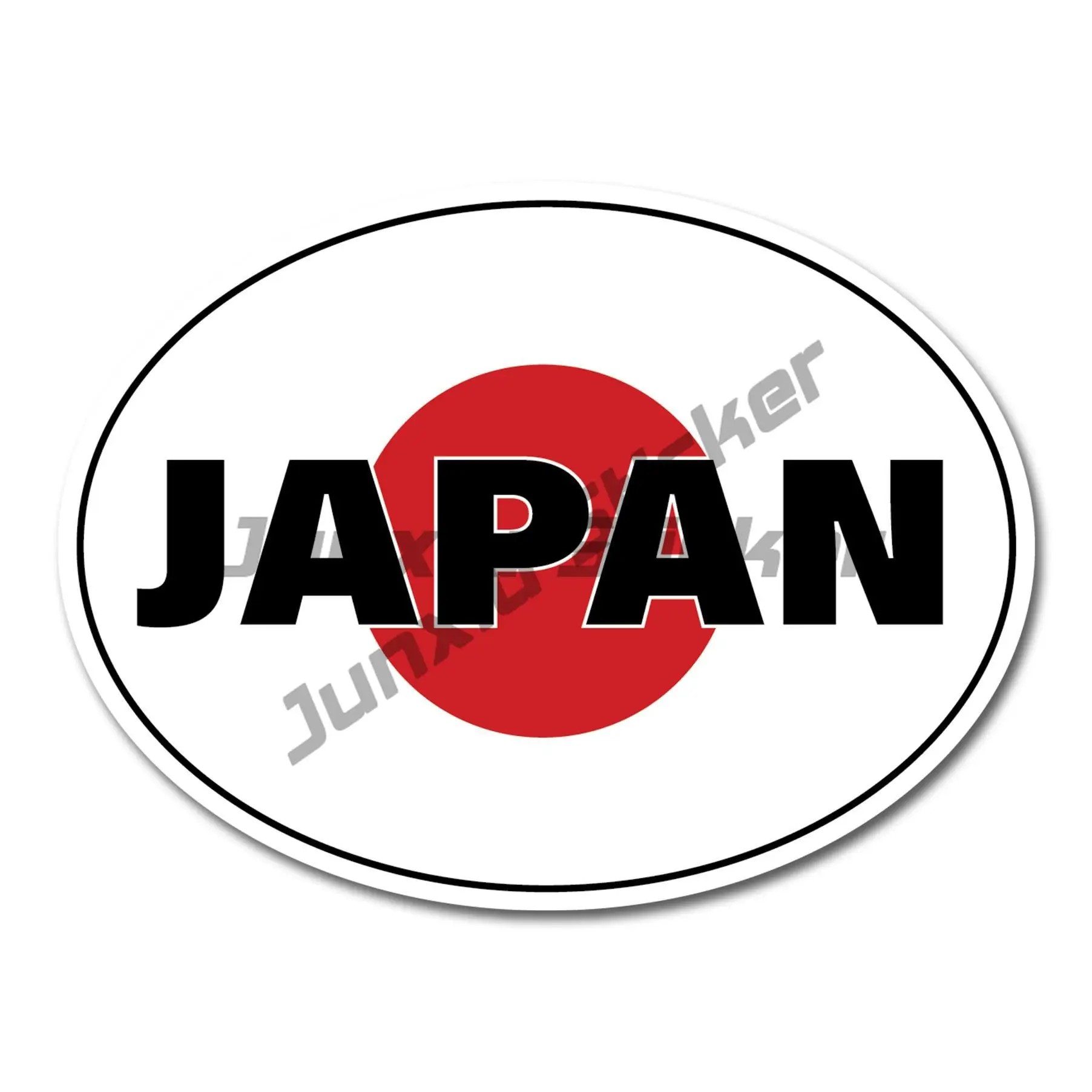 Okinawa Kanji Japan Oval Sticker Japan Air Self-Defense Force Roundel Decal Japanese Bonsai Tree Graphic Pretty Pink Koi Fish