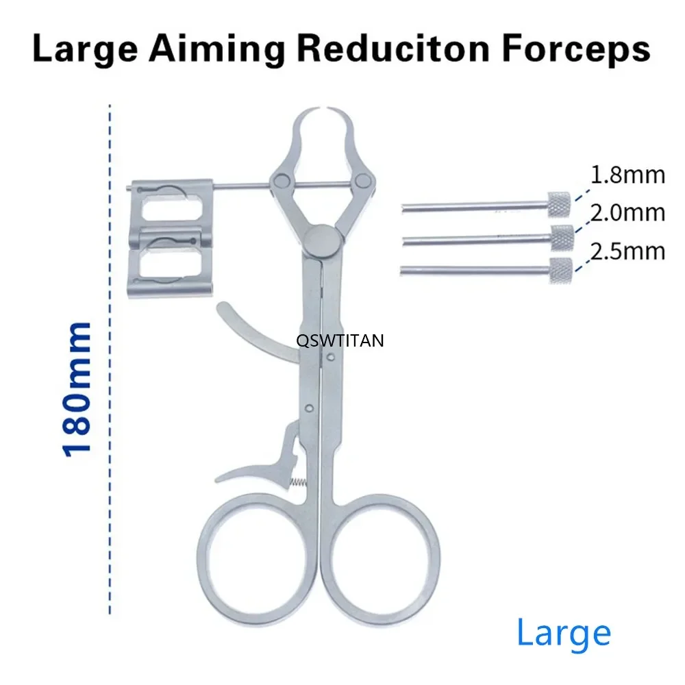 

Reduction Forceps Pointed Aiming Reduction Forceps Aim Tip Multi-functional Clamp Plate Locking Forceps Orthopedic Instrument