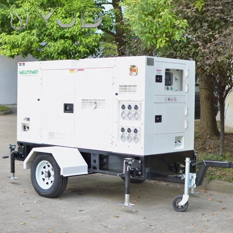 400V 230V Three Phase Silent Generators Generator diesel 100kva Mobile