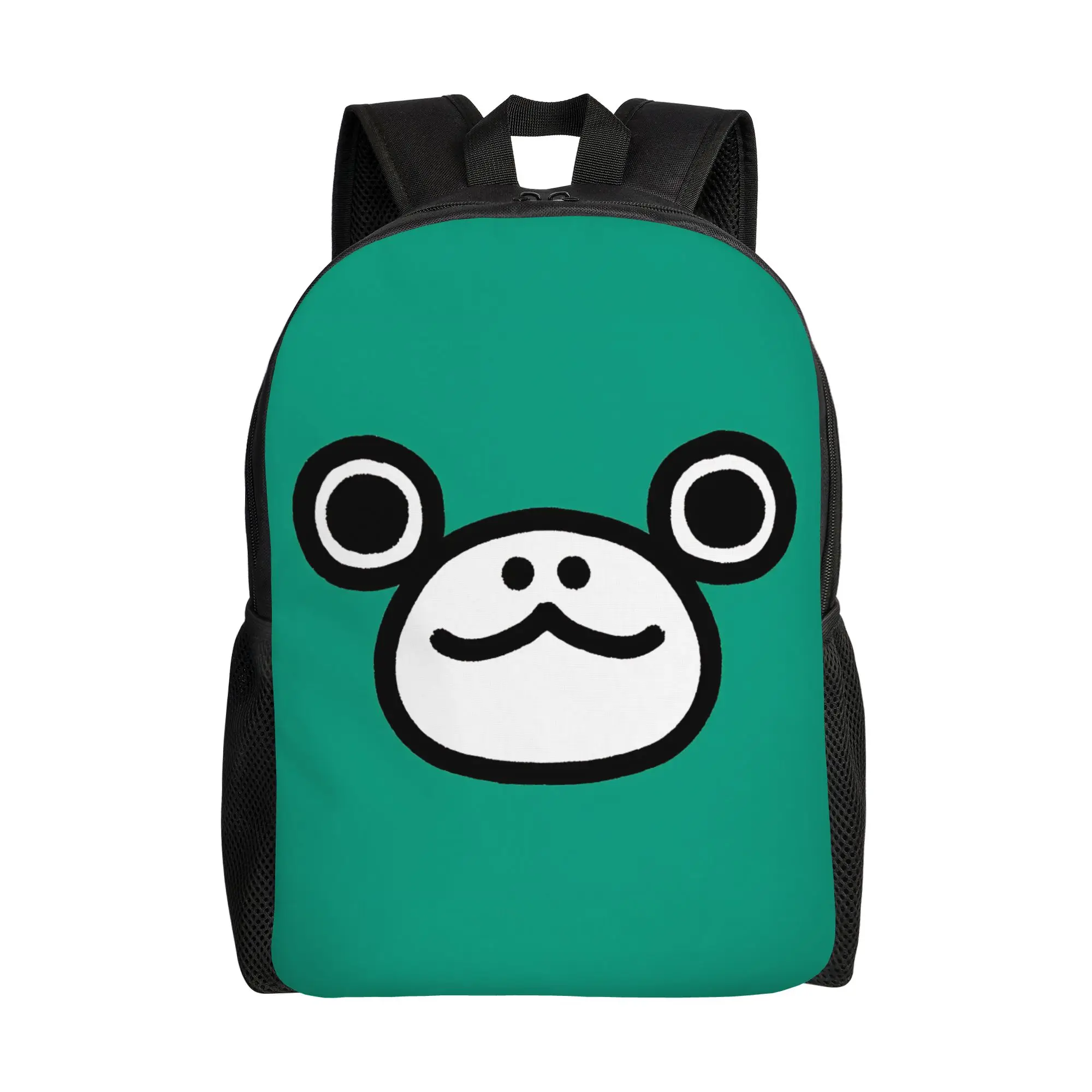 Chibi Godzillaa Face Monster Raids Again Cool Backpack High School Hiking Daypack for Men Women Laptop Computer Shoulder Bag