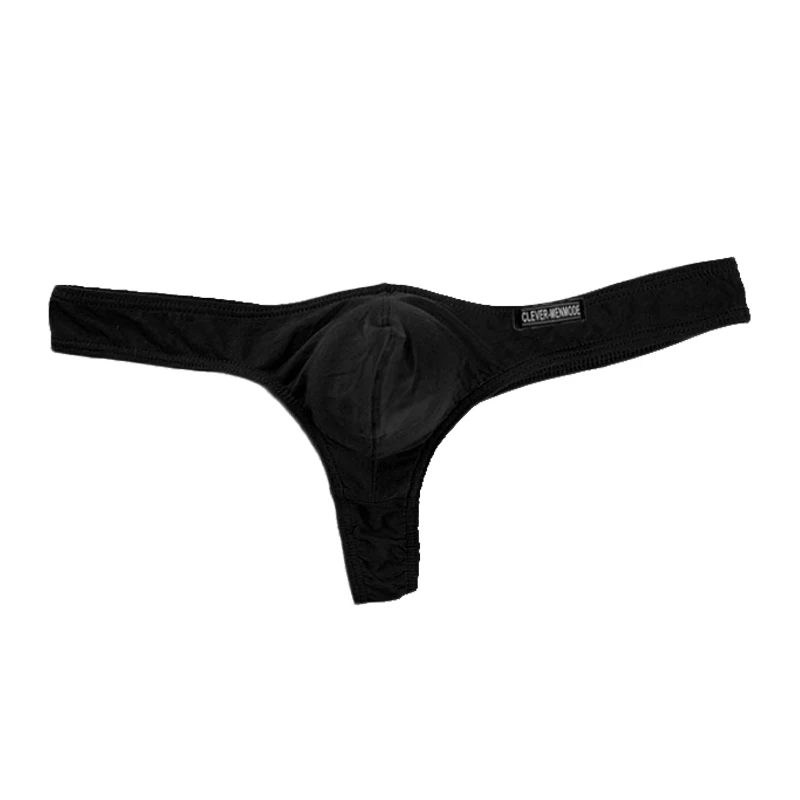 CLEVER-MENMODE homens g string sexy baixo aumento dos homens tanga algodão t-back erótico pênis bolsa cuecas cuecas biquíni jockstrap