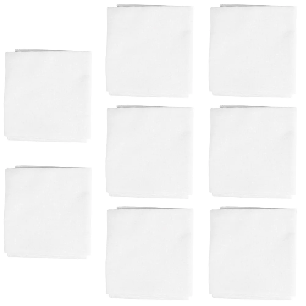 

8pcs Pure Cotton Cheesecloth Reusable Tofu Making Cloth Soy Milk Filter Kitchen Tofu Filtration Tool Bean Curd Filter