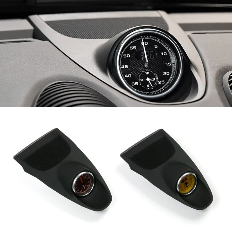 

Для Porsche 718 982 Boxster Cayman 2016-2023 внутренняя приборная панель центрального времени электронный счетчик часы автомобильный секундомер крышка панель