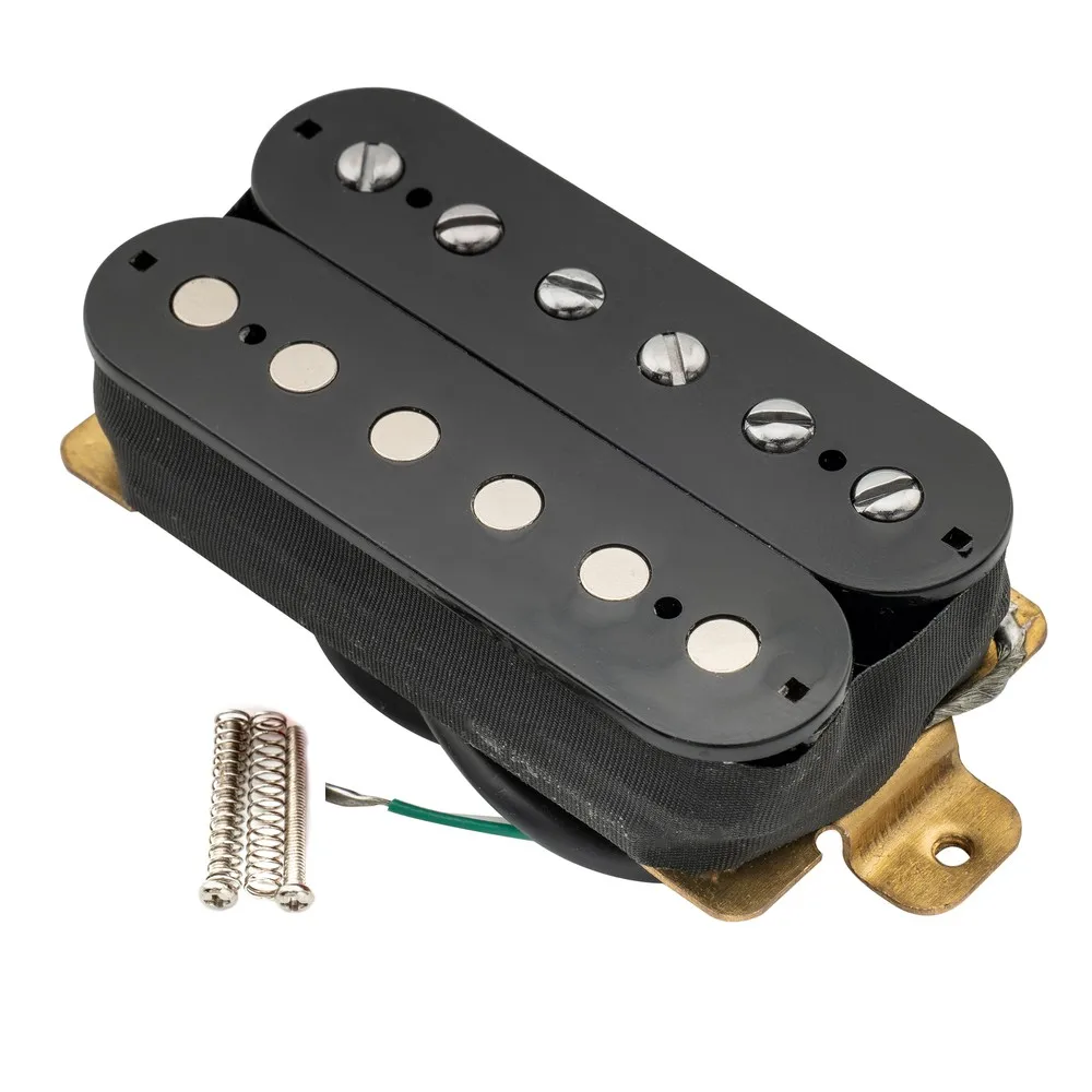 

Black 52mm Ceramic Humbucker Electric Guitar Neck Pickup 4 Conductor