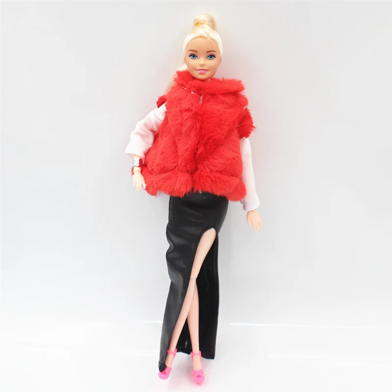 30cm Doll Full Set 1/6 Multi Joints Movable Doll with Sweater Set 11.5 Inch Girls Dress Up Toys