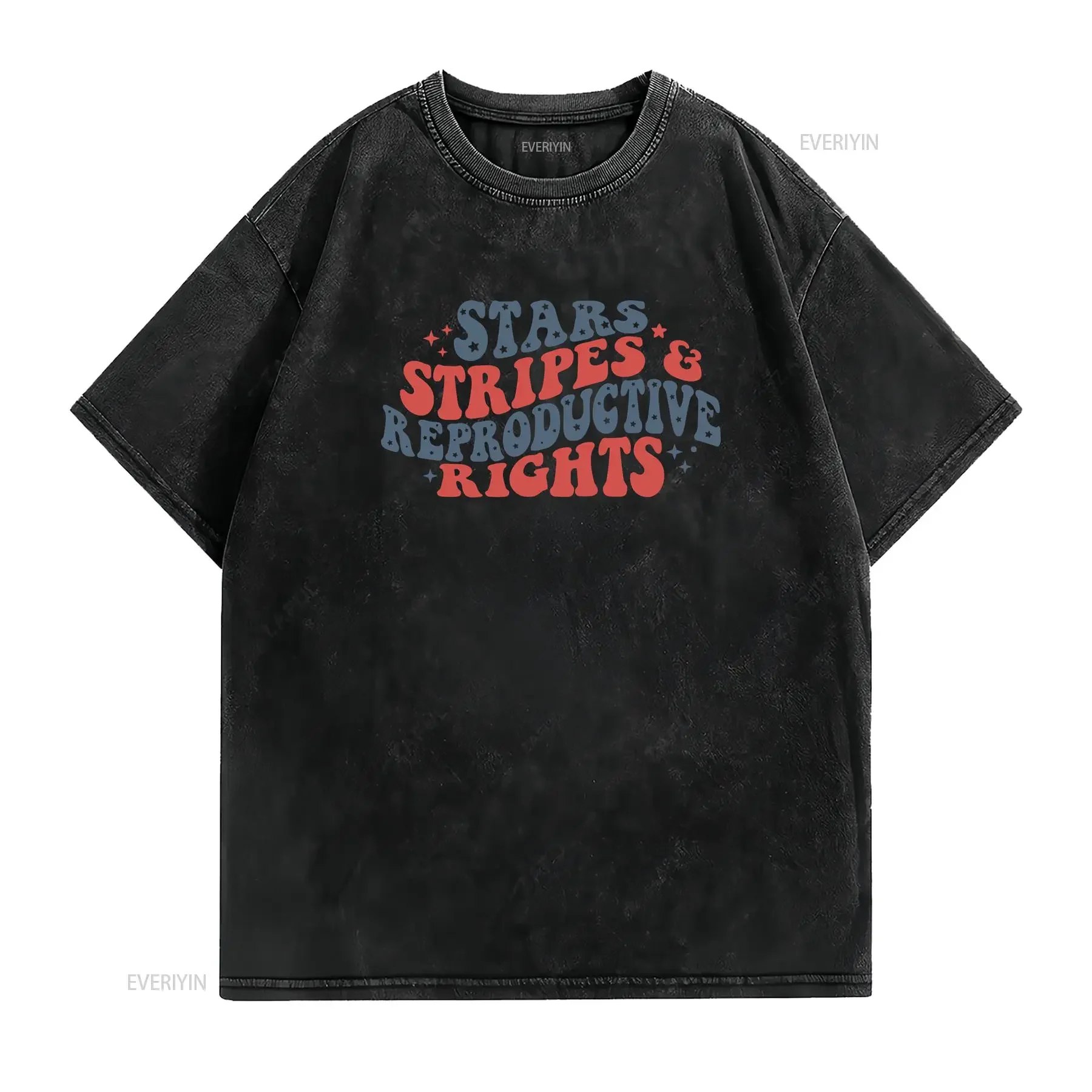 Reproductive Rights T Shirt 4th of July Pro Choice FeminisT Womens Feminism Equality vintage Washed fashion homme Comfortable