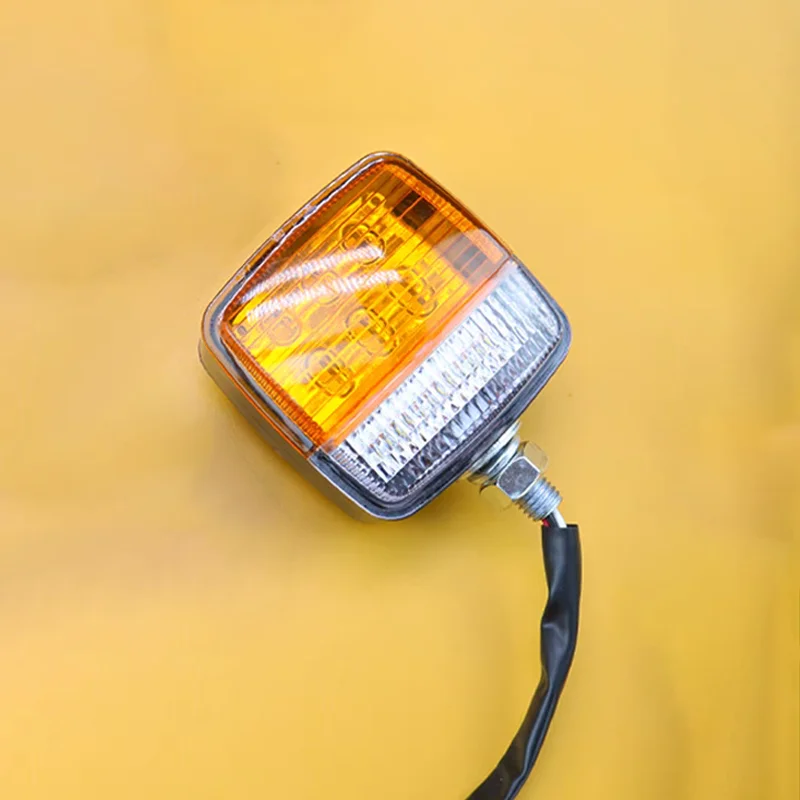 Luz LED de advertencia para carretilla elevadora, luz frontal de freno, señal de giro de doble cara, 12V-80V, nueva marca