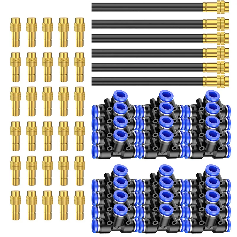 

Universal spray nozzle for flower watering Automatic watering artifact Atomizing sprinkler system Irrigation pipe sprinkler