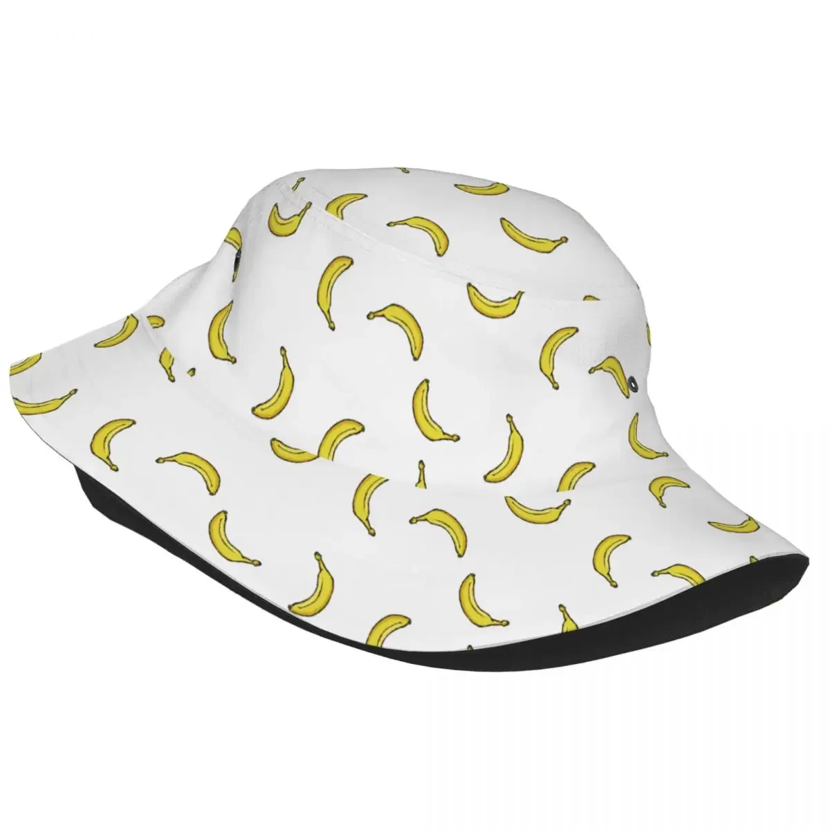 Teen Bucket Hat Fruits Summer Travel Headwear Foldable Outdoor Sports Fishing Caps Banana Ispoti Hat Birthday Gifts