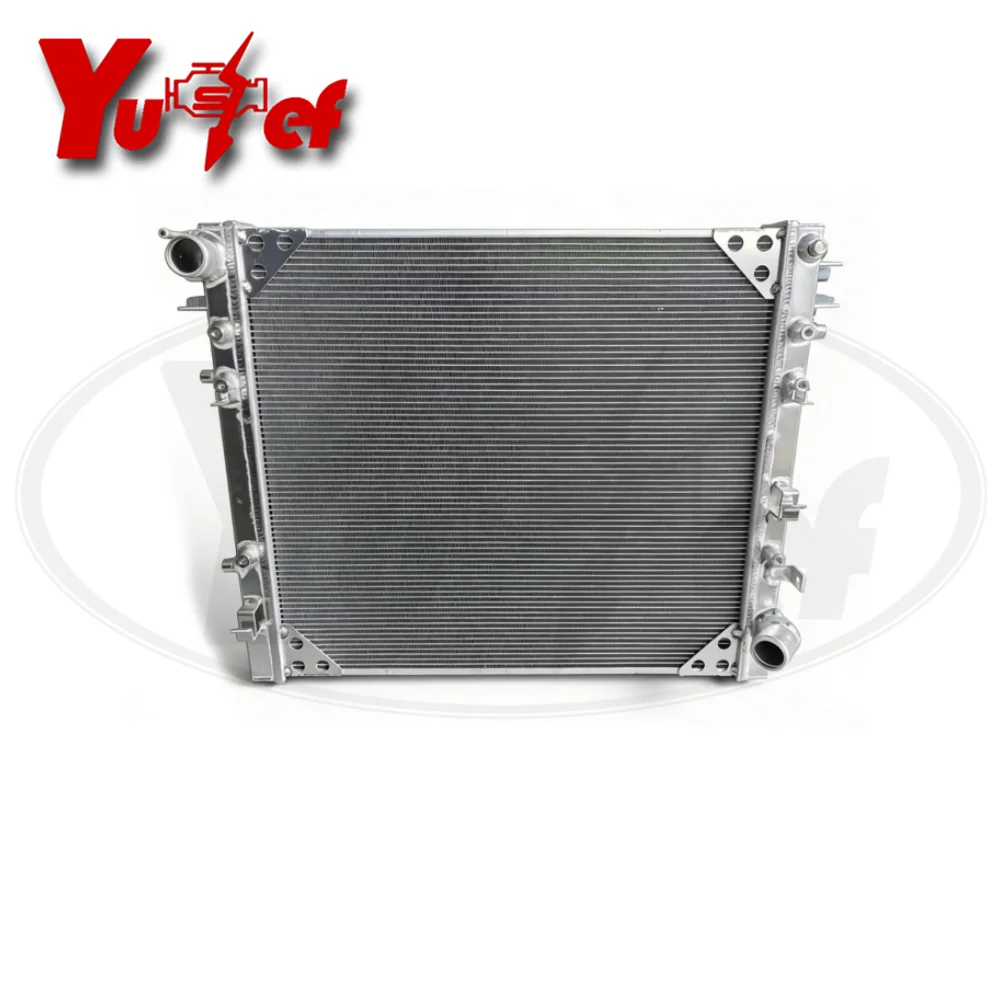 All aluminum radiator For JEEP WRANGLER JK 2.8L Turbo Diesel Auto Manual 2007-On MT 48mm # 55056634AB/68050144AA