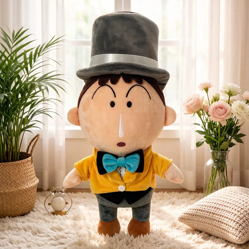 

32cm Crayon Shinchan Magician Ornament Soft Anime Desktop Decor Collectible Gift For Anime Fans Home Display Decorations