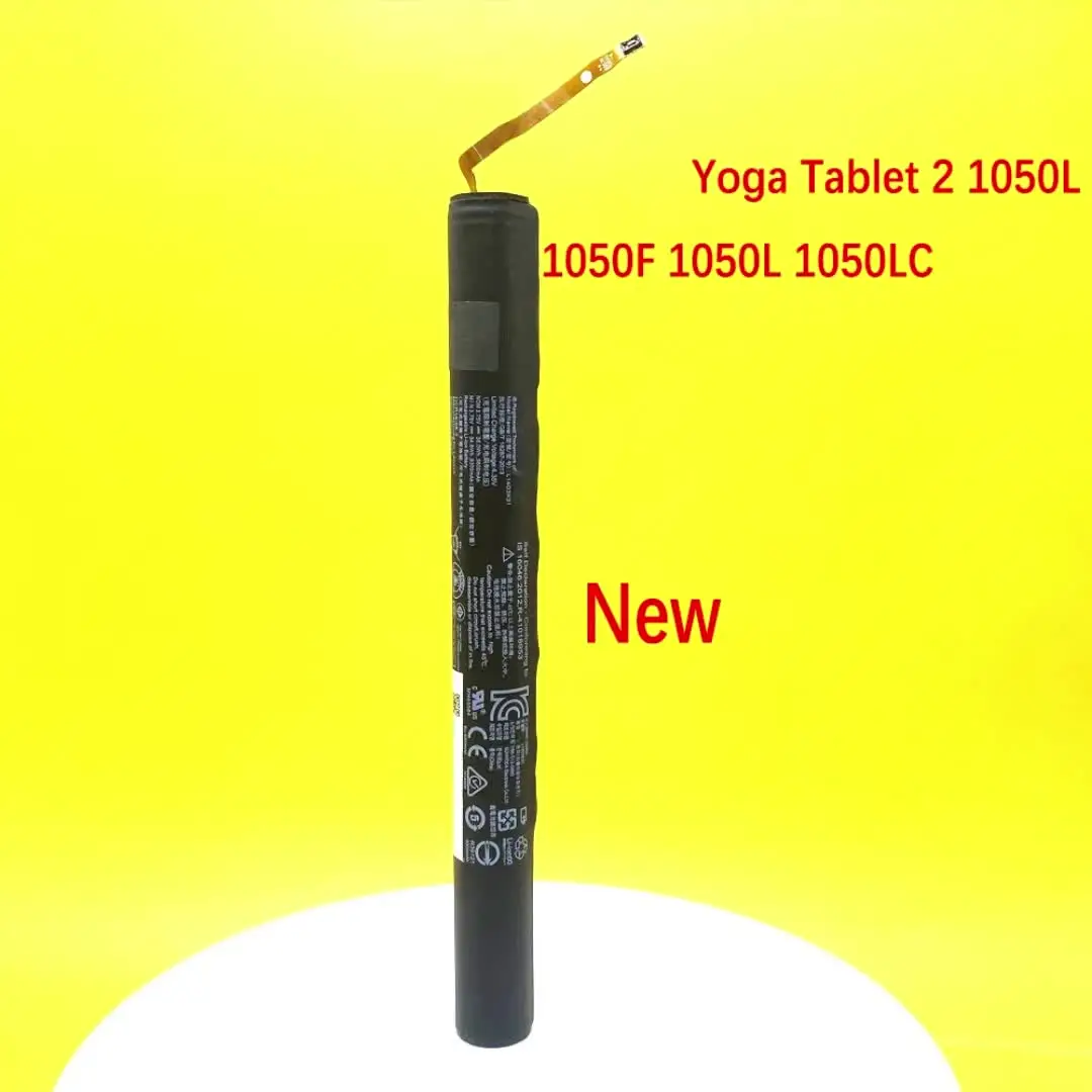 Batteria 11000mAh Per Lenovo Yoga Tablet 2-1050L – Modello L14C3K31, 0 Cicli, Con Protezione Da Sovraccarico E Cortocircuito - 3
