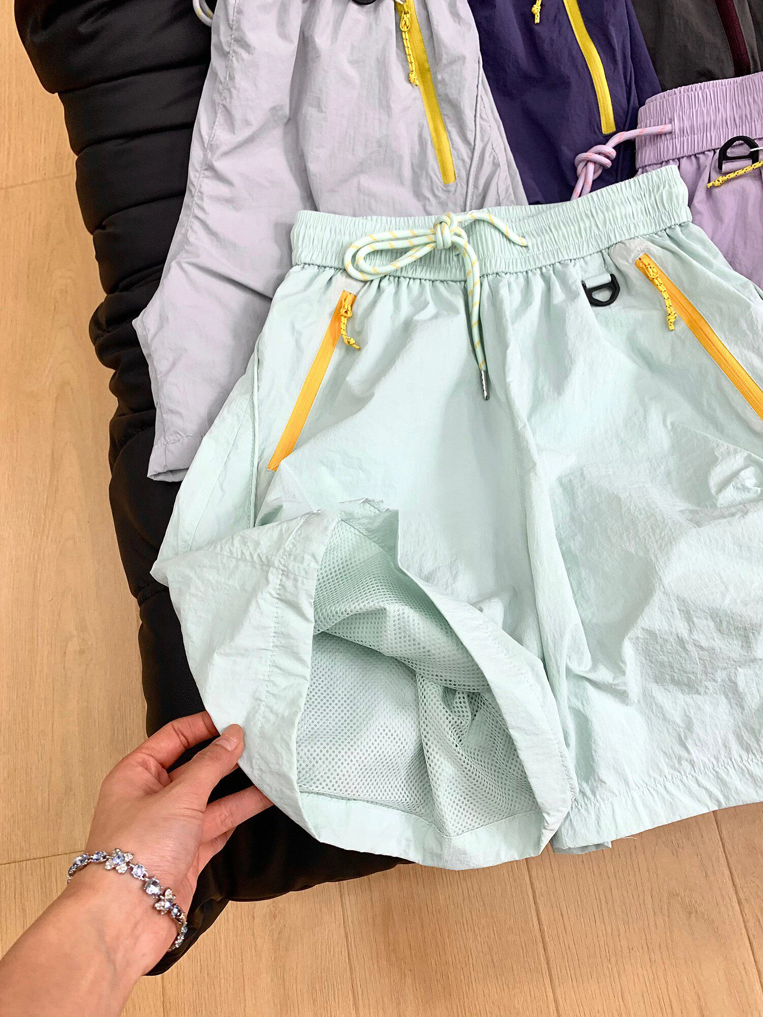 Couple Style Outdoor Cool Sports Quick Drying Shorts Color Blocking Breathable Sun Protection Shorts Lightweight Shorts New