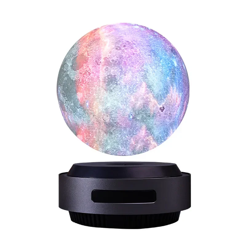 Maglev black technology automatic lifting moon globe creative light luxury gift