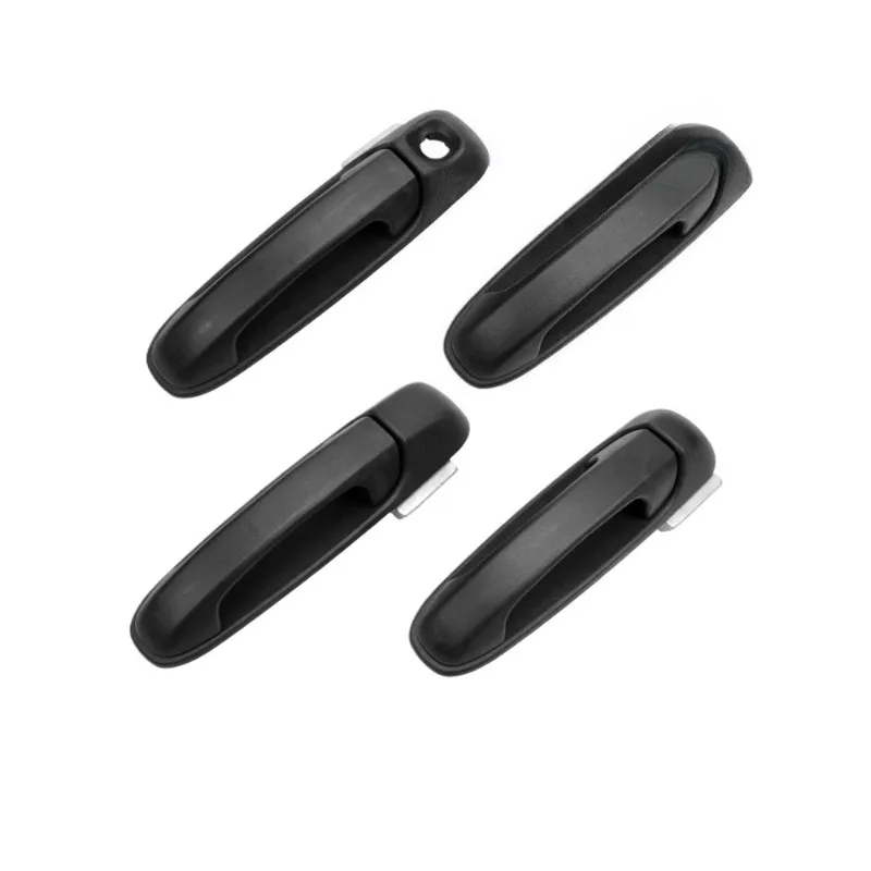 4PCS Outer Door Handle Black Automotive Accessories 55275948AB for Dodge Ram 1500 2002-2008