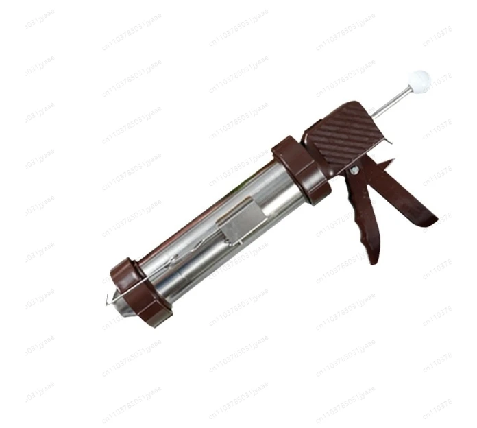 Stainless Steel Manual Sausage Stuffer & Meatball Maker, Portable Home & Commercial Tool for Meatballs & Sausages