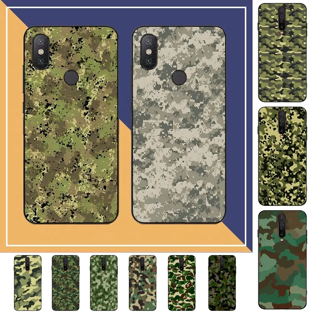 Camouflage Camo military Phone Case For Redmi Note 4 X 5 A 6 7 8 Pro T 9 Pro 9S 10 Pro 11 Pro 11S 11Epro PocoM3pro