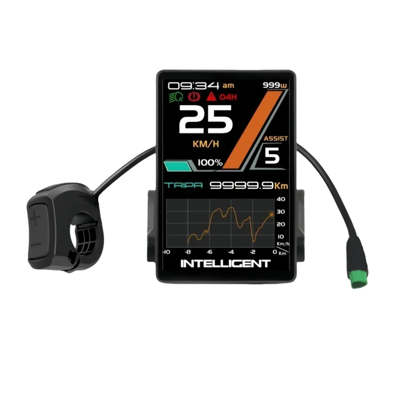 

НОВИНКА! ABKG】 Цветной дисплей для велокомпьютера с CAN-коммуникацией для центральных моторов Bafang 865C, совместимый с M510, M560, M600, M820, M620.