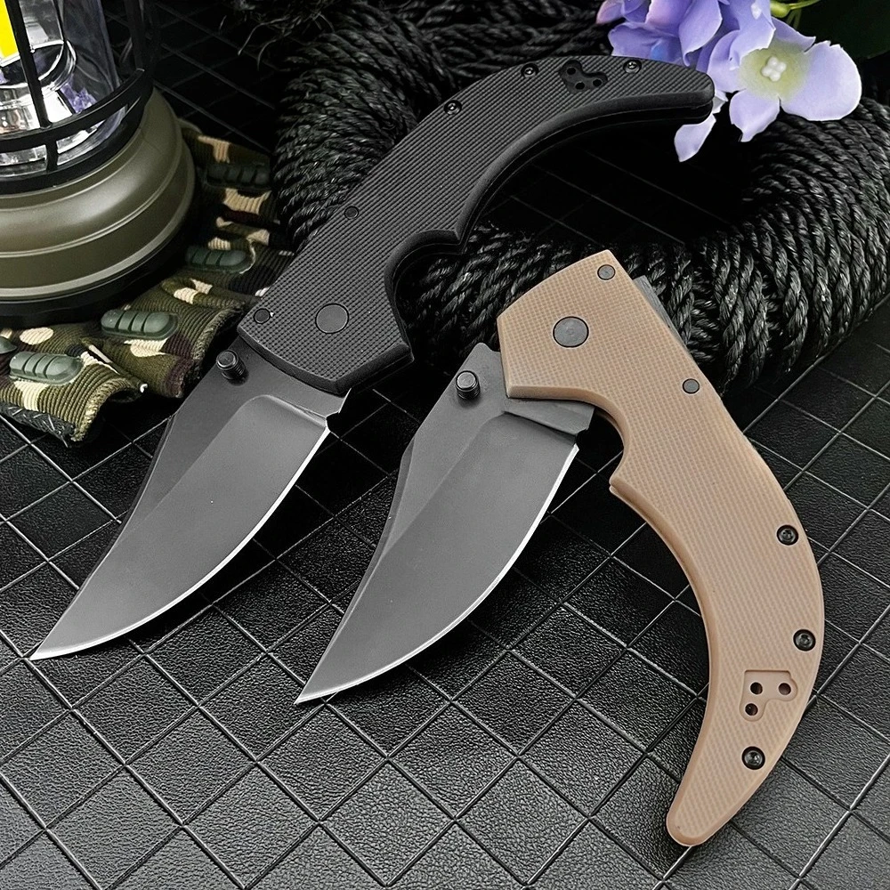 

Высококачественный карманный складной нож 5Cr13Mov, лезвие из нейлонового волокна, ручка EDC, режущий инструмент для пешего туризма, рыбалки, нож для ремня на открытом воздухе