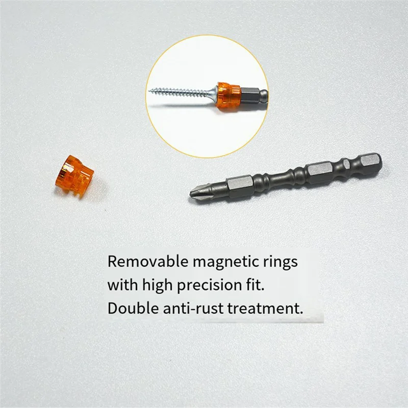 

【Limited-Stock!】10Pcs Drill Bit Screwdriver With Magnetic Bit 1/4 Inch Hex Handle Electric Drill Tool Attachment Single Head