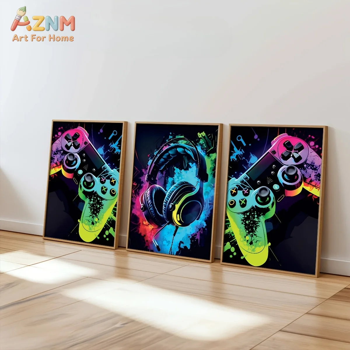 1pc/3pcs Game Canvas Poster Gaming Wall Art Trendy Painting Print, Gamer Lover's Boy Teen Room Bedroom Dorm Home Decoration