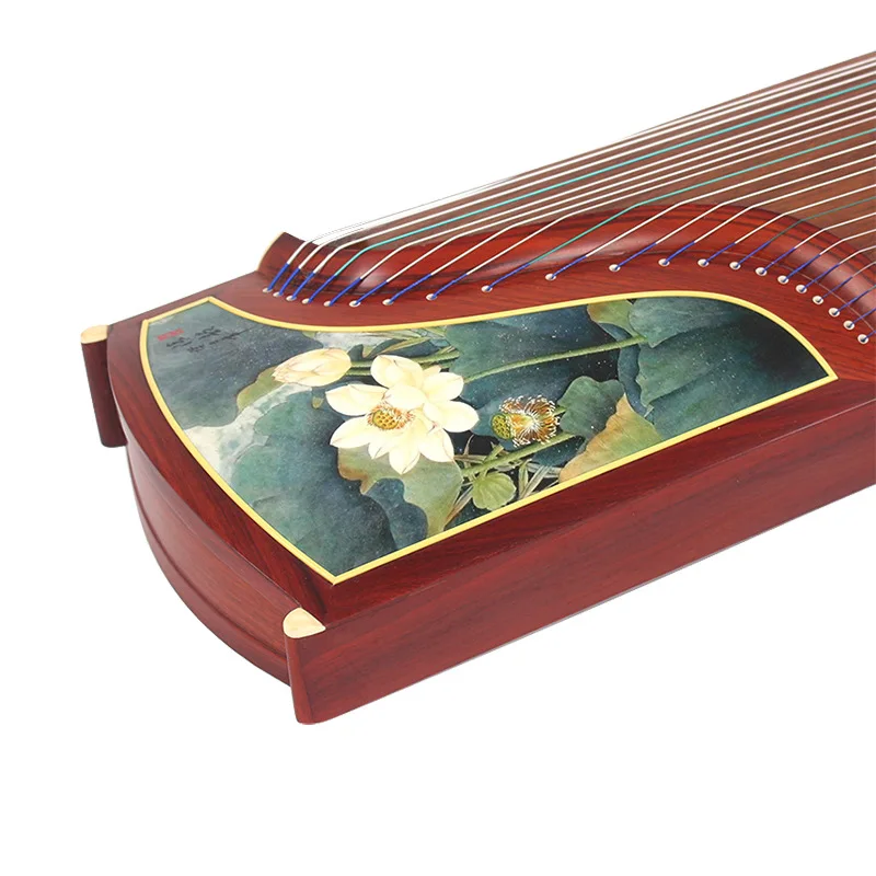 

Purple Chinese Painting Xia He Paulownia Wood Dunhuang Guzheng