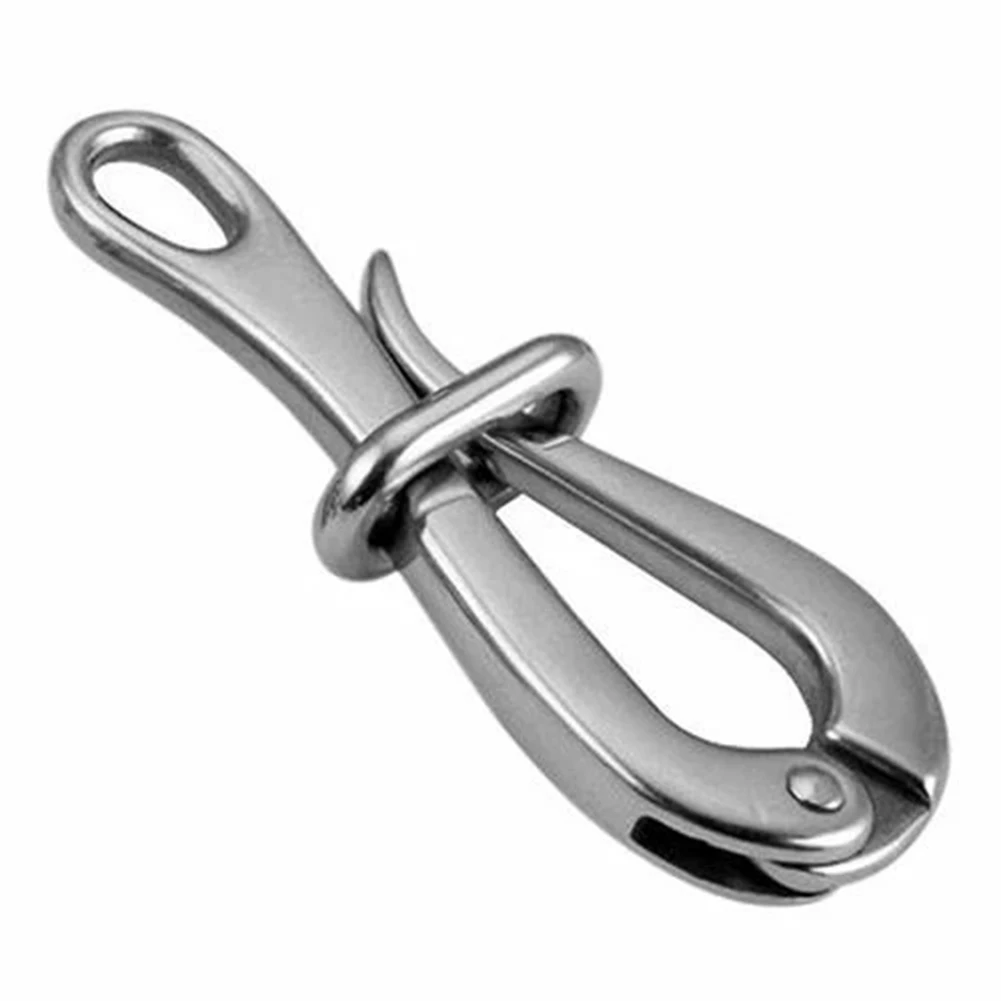 Gancho pelicano de aço inoxidável 316, com ligação de liberação rápida, ganchos de guindaste para barco à vela, iate, acessórios de hardware marinho