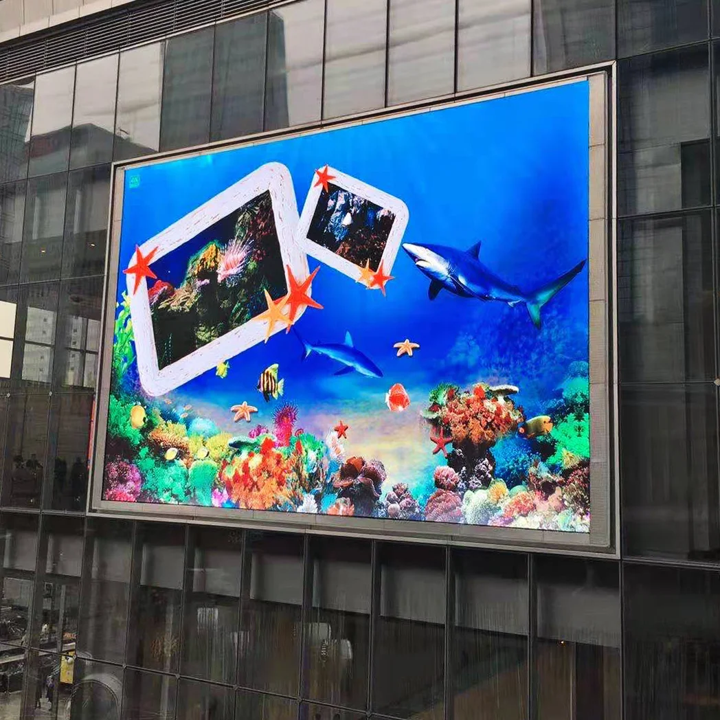 Pixel Pitch P6 Outdoor Full-Color LED Display with IP65 Waterproof Sunlight Readable 3-Year Warranty for Retail & Public Areas