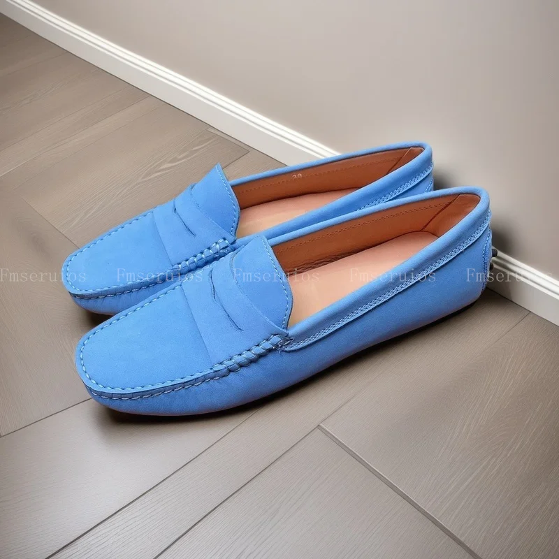 النساء المتسكعون أحذية مسطحة جولة تو جودة عالية جلد طبيعي أحذية خفيفة أنيقة الراحة مكتب موجزة أحذية أنيقة