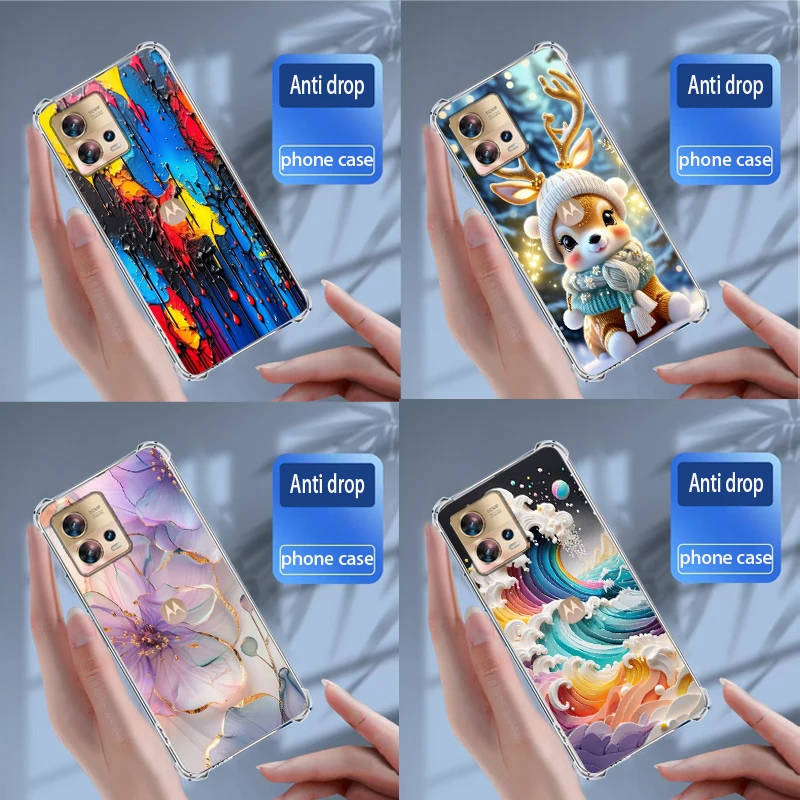 Cases For Motorola Moto Edge 30 Fusion 5G/S30 Pro 5G Cover Soft Silicone transparent TPU Phone Case Coque Capa Bumper