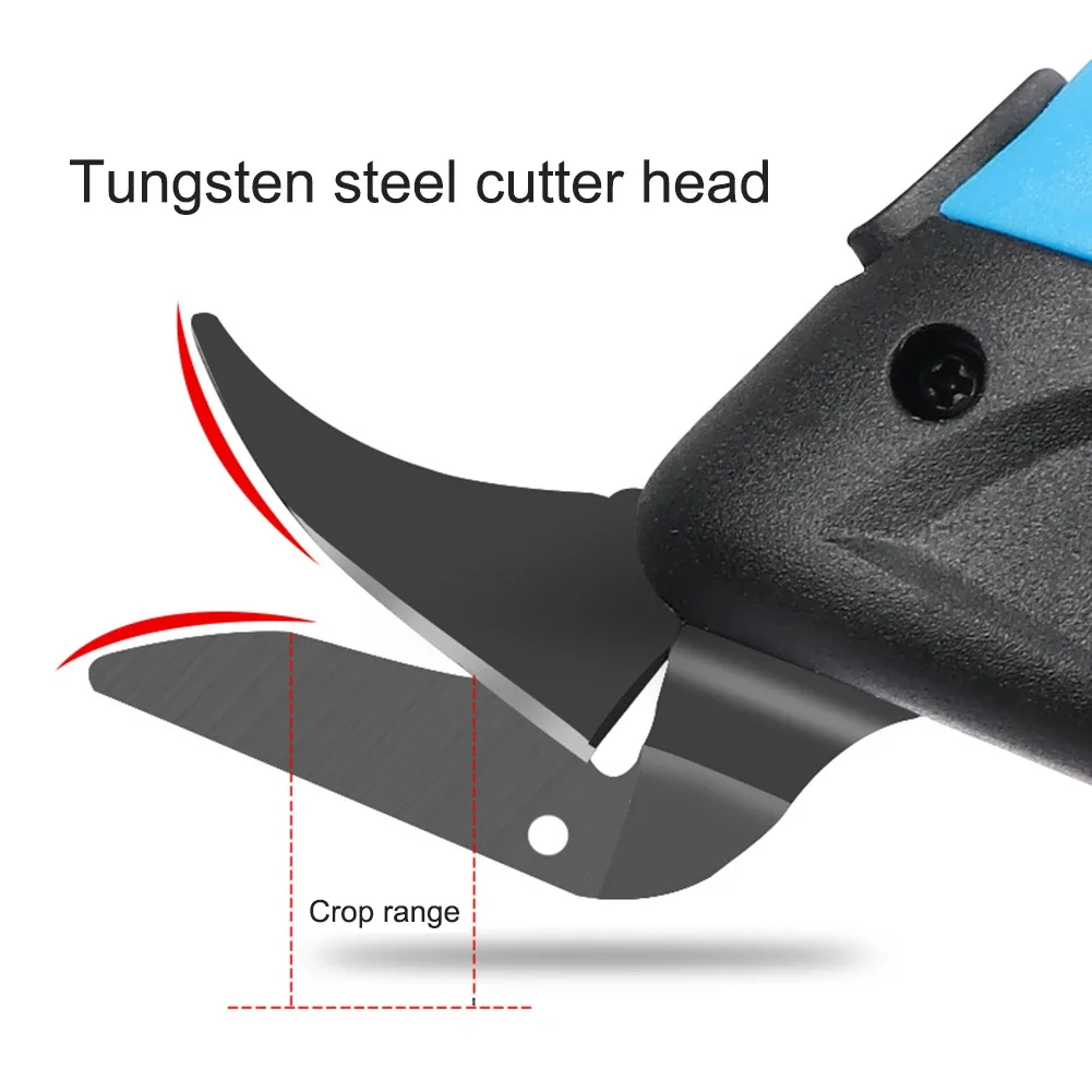 Portable Electric Scissors Handheld Cloth Fabric Leather Cutting Machine Rechargeable Sewing Cutting Knife Household Power Tool