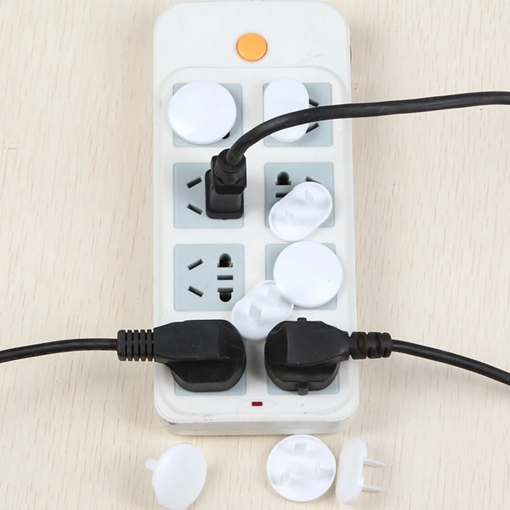 40 قطعة من أغطية منفذ الصدمات الكهربائية المضادة للطفل حماة المكونات للمنافذ الكهربائية قوي وآمن معزول ABS غير سام