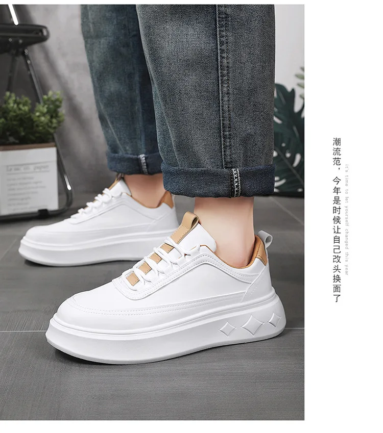Lässige Sneaker 2026: Vielseitige Low-Top Herren-Sneaker, Bequeme und Trendige Outdoor-Laufschuhe mit Dicker Sohle – Detail 18