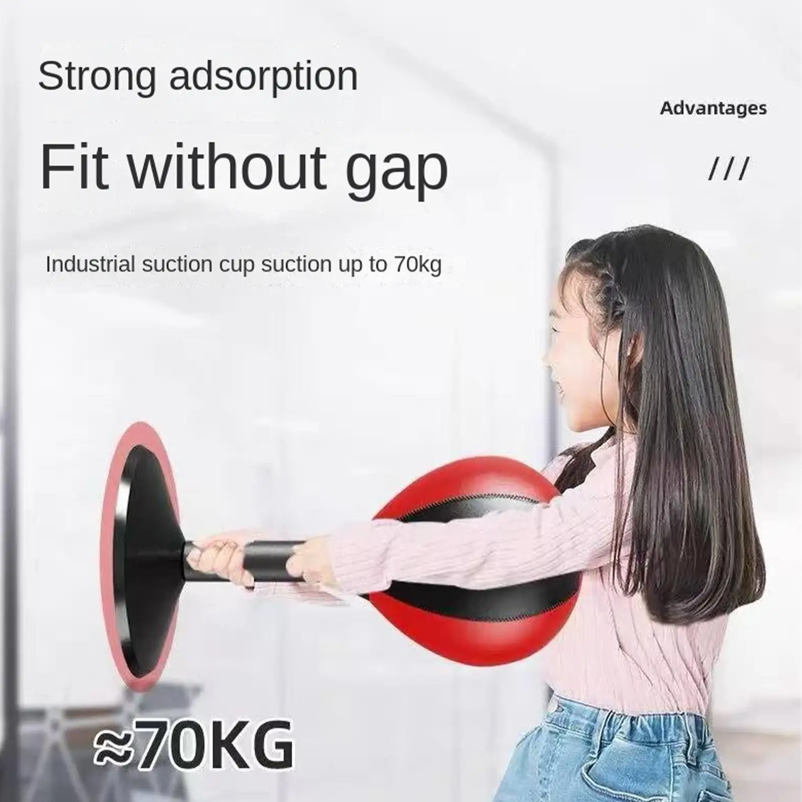 Adult Stress Relief Desk Punching Bag Suction Cup Boxing Ball Fitness Toy  for Office & Home, Men Women to Release Tension
