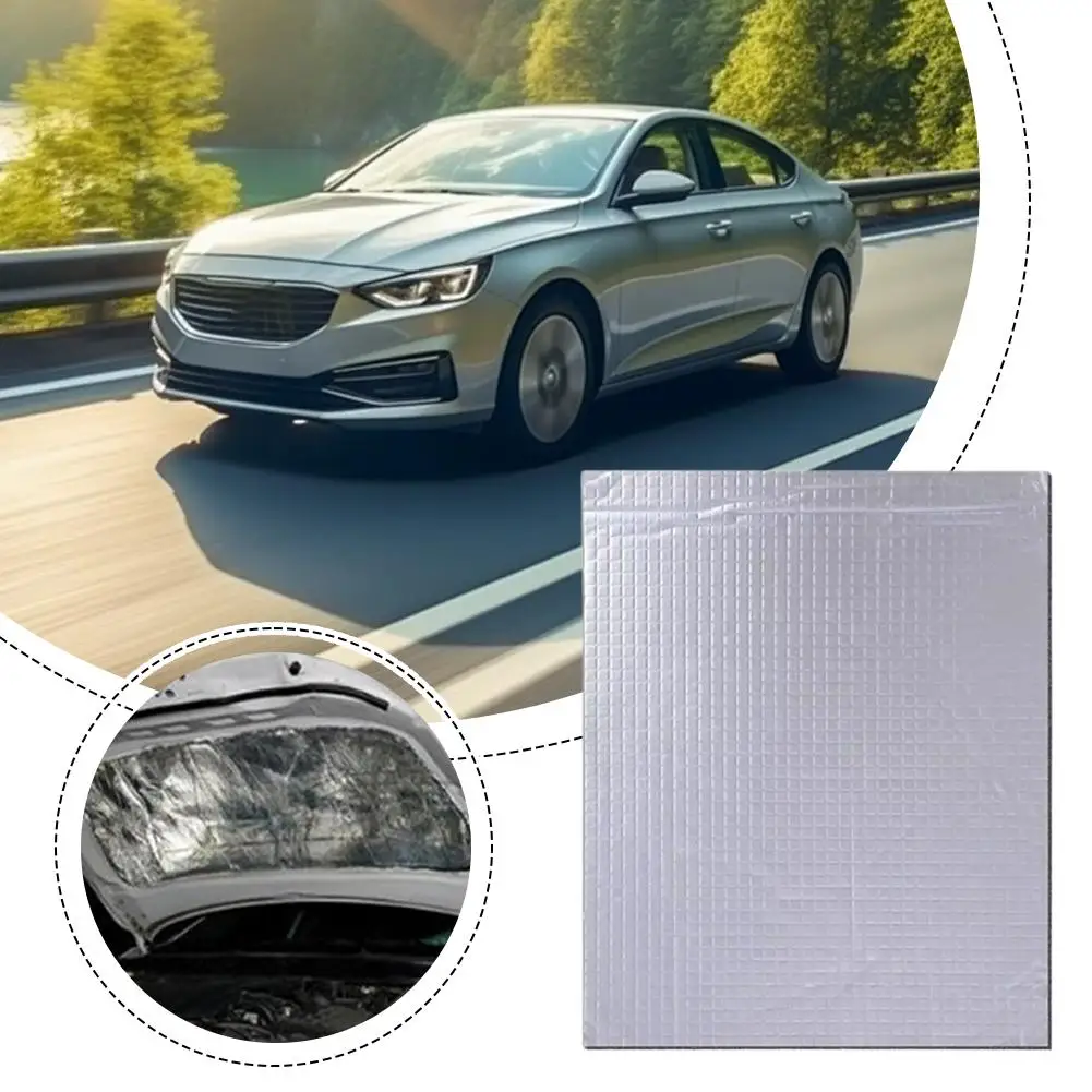 250x180x5mm Car Sound Deadening Mat Heat Insulation Truck Noise Reduction Self Adhesive Waterproof High Density