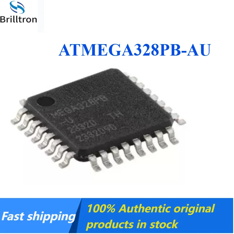5-20PCS ATMEGA328PB-AU TQFP-32 8-bit AVR Microcontroller Chip  Brand New Original in Stock  Fast Shipping.