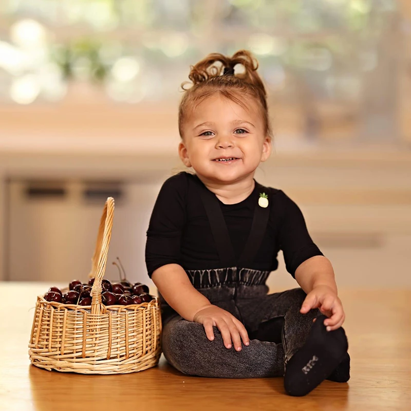 Herbst-Winter Denim Schwarz Kinderbekleidungsset - Familien-Matching-Outfits für Jungen und Mädchen mit Hemd und Strampler – Detail 21