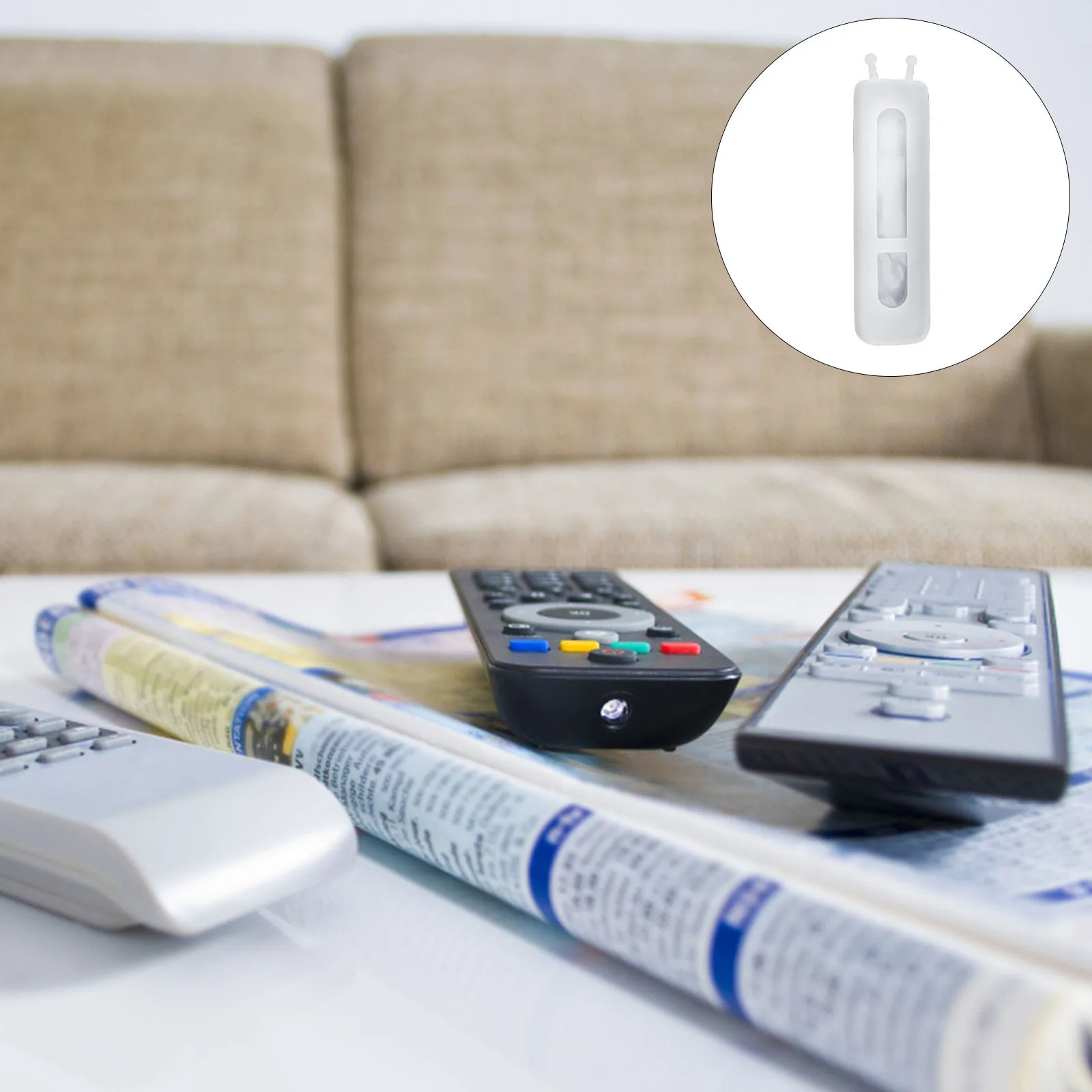 

Remote Controller Cover Silicone Transparent Protective Case For Air Conditioner Remote Full Access Buttons Lightweight