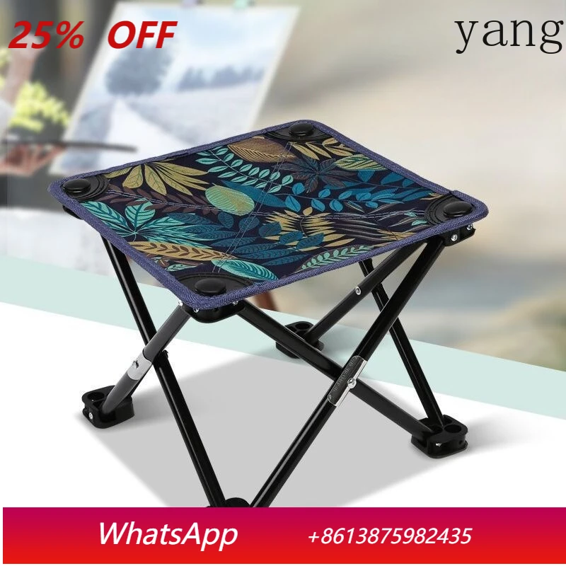 

LTT Outdoor Folding Stool Portable Fishing Chair Camping Folding Chair