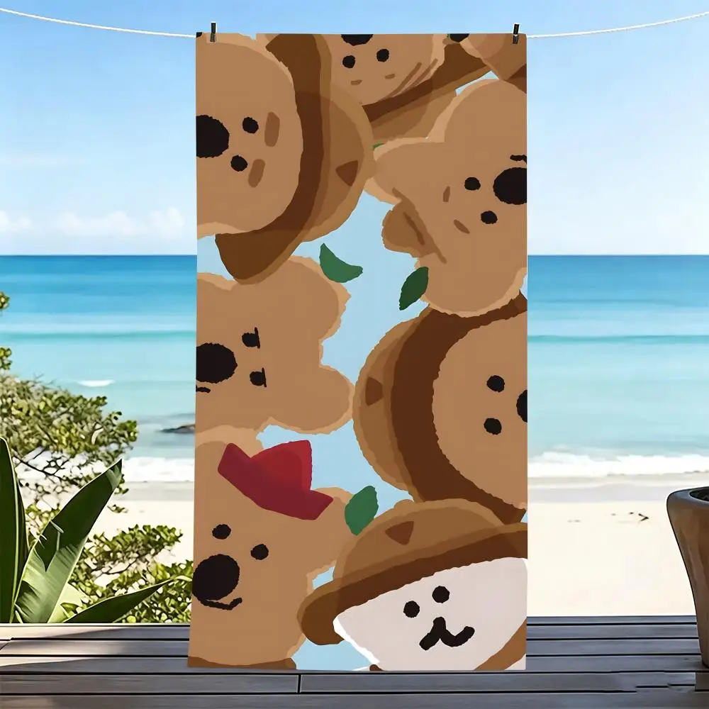 Towel Microfiber beach towel, quick-dry, sand-free, ultra-fine fiber, super soft. D-Dinotaengs