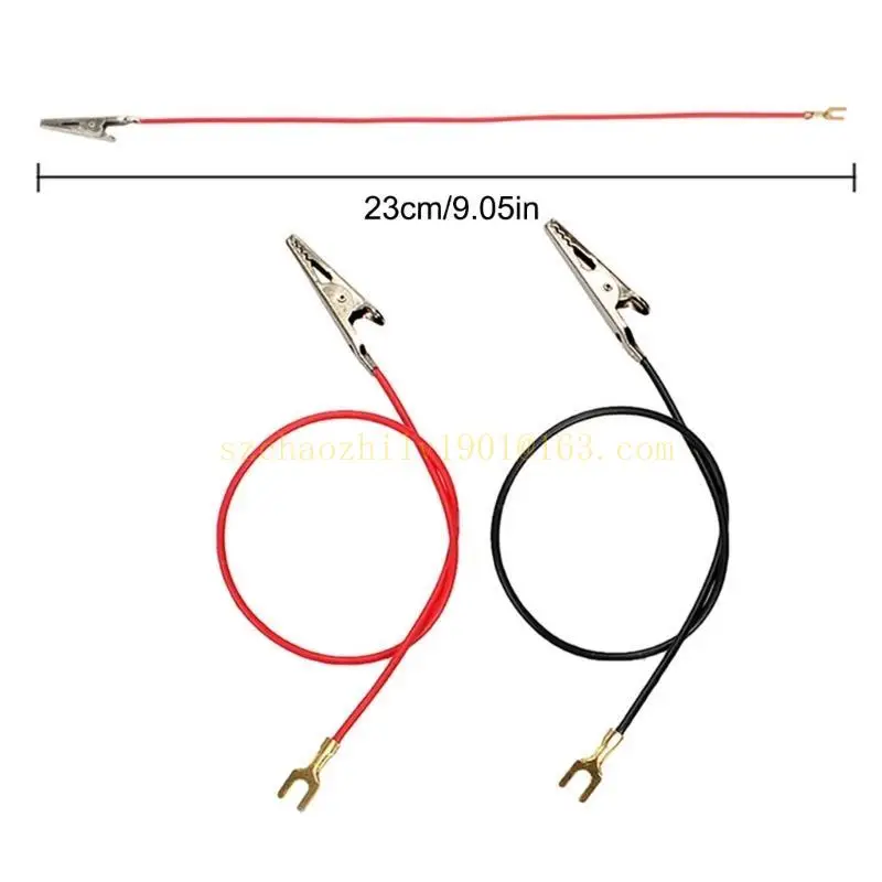 62ka 10pcs Single Head Clap Wire 23 см. Аллигатор.